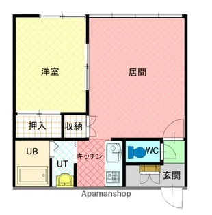 ルチア【3階】の間取り