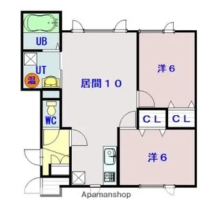 ダヴィンチ【202号室】の間取り