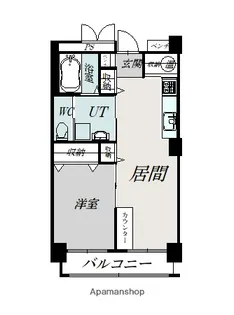 チヨダセントラルタウン【403号室】の間取り