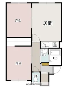 新都ハイツレジェ【302号室】の間取り