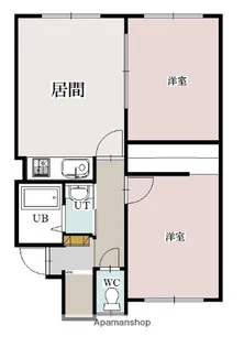 新都ハイツレジェ【2階】の間取り