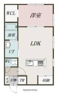 NORFINO MITTE【1D号室】の間取り