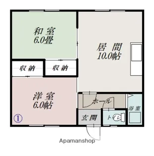 エイワハイツ【2階】の間取り