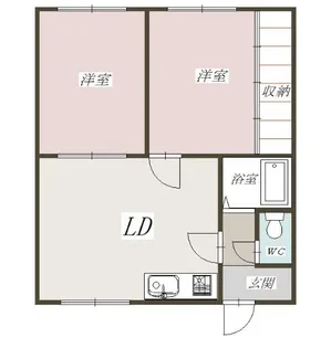 メゾン四季【1階】の間取り