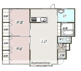 こまち【101号室】の間取り