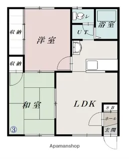 ノースシティⅠ【2階】の間取り