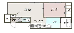 LANA C棟【202号室】の間取り