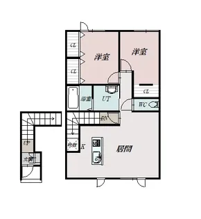 KOMIE(コミエ)Ⅲ【2階】の間取り