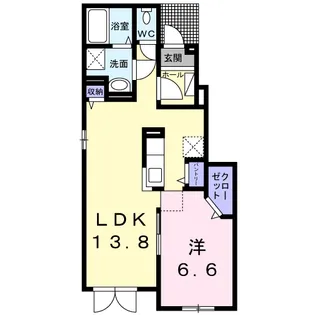 プリエール【1階】の間取り