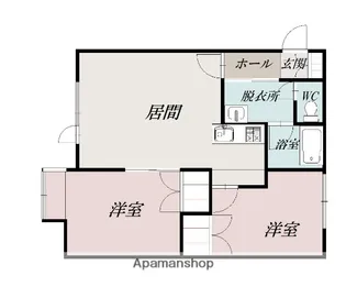 スプリングハウス【203号室】の間取り