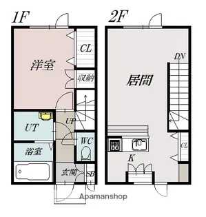 REVEⅠ【d号室】の間取り