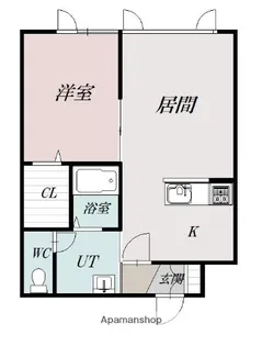 ラメゾン東光【1階】の間取り