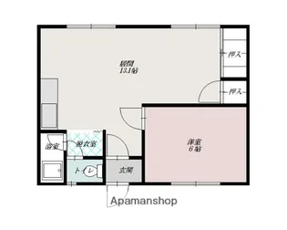 東宝コーポ【2階】の間取り