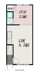 マリアB棟【2階】の間取り