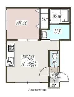 PEAKS VIEW(ピークスビュー)【101号室】の間取り