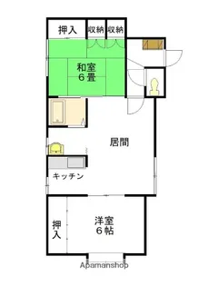 コーポモリヤ【1階】の間取り