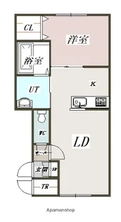 ATER(アーテル)【105号室】の間取り