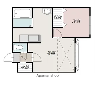 メゾンドヴォーグ【2階】の間取り