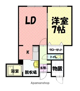 CHINON2・5【1階】の間取り