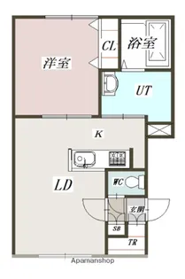 LANA A棟【1階】の間取り