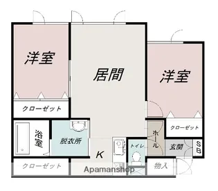 ピノ・ノワール【2階】の間取り
