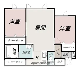 ピノ ノワール【2階】の間取り