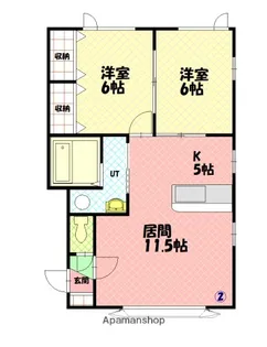 SDフィールドA棟【1階】の間取り