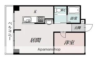 GRAND WACORE【202号室】の間取り