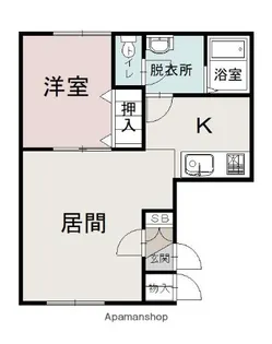 R&M FIRST【205号室】の間取り