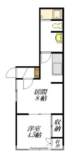 クレセントヒルズ【206号室】の間取り