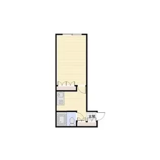 東ハイツ8・8【2階】の間取り