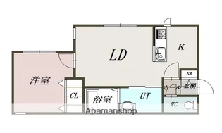 A−SECOND【103号室】の間取り