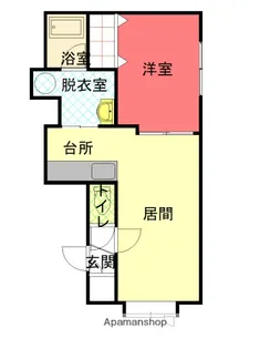 A’S(アズ)【D号室】の間取り