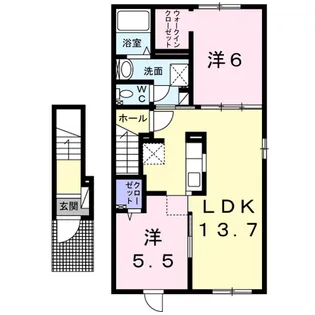 プランドール J【2階】の間取り