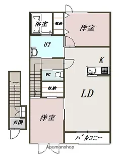 GRAN PASEO KAGURA【2階】の間取り