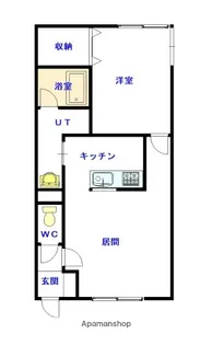 MS B.BLOOD【202号室】の間取り