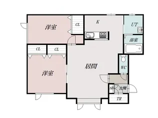 シティⅤ【1階】の間取り