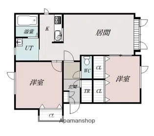 スカイフェリーチェⅢ【1階】の間取り