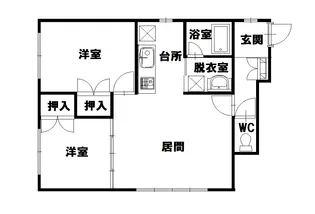NKー117【102号室】の間取り