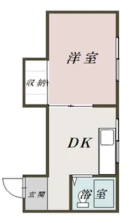 コーポ秦野Ⅱ【2階】の間取り
