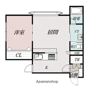 リバティー6・8【2階】の間取り