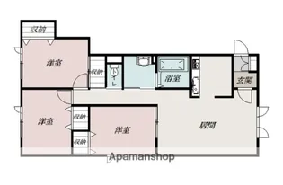 ビオラン【2階】の間取り