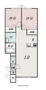 REO COULEUR【2階】の間取り