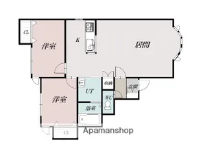 ノーシスD棟【1階】の間取り