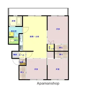 ツインクル春光B【42号室】の間取り