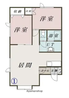 コーポラスF【201号室】の間取り