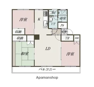 テレパレス旭川春光Ⅱ【4階】の間取り