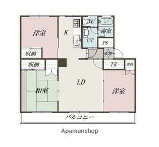テレパレス旭川春光Ⅱ【2階】の間取り