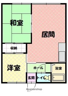 吉田マンションC棟【1階】の間取り