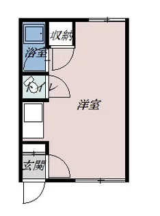 白樺ハイツ【1階】の間取り